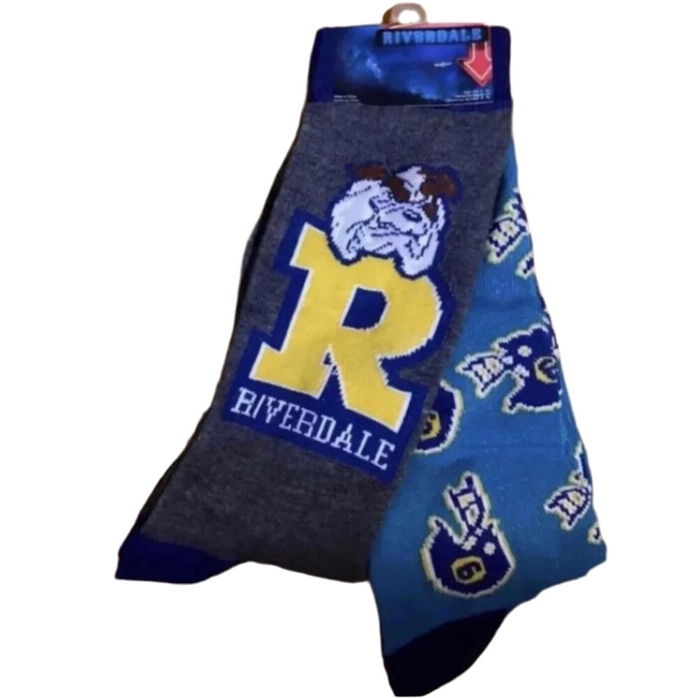 Riverdale Men’s Bulldog Crew Socks - 2 Pack